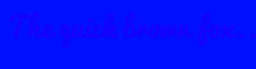 Image with Font Color 1500FF and Background Color 000FFF